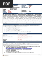 Fall 2021 Department of Chemistry and Earth Sciences Arts and Sciences 3