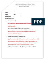 Evs Revision - Questions