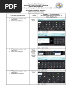 Marikina Polytechnic College Graduate School Accomplishment Report Student's Tasks/Outputs (Include Pictures/screenshots of Submitted Work)