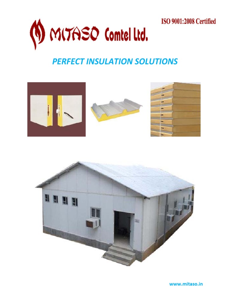 Mitaso PUF Panel Solutions for Insulation | PDF | Thermal Insulation ...
