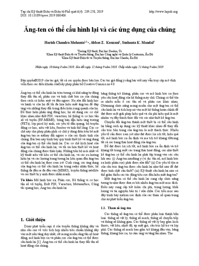 Translate Reconfigurable Antenna and Their App PDF