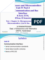 MPMC - UnitIV - Serial Communication and Bus interface-Part-I