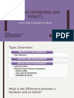 ASSESSING NEWBORNS and INFANTS