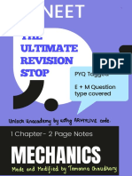 Modified 2 Page Notes - Mechanics