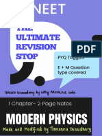 Modified 2 Page Notes - ModernPhysics
