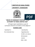 Abuse of Dominant Position: Steel Authority of India Limited Case