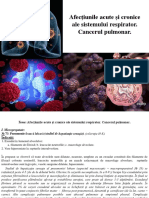 Afecţiunile Acute Și Cronice Ale Sistemului Respirator. Cancerul Pulmonar - 0