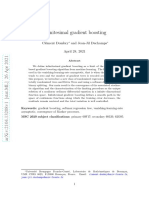 Infinitesimal Gradient Boosting: Clément Dombry and Jean-Jil Duchamps April 28, 2021