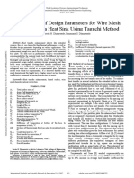 Optimization of Design Parameters For Wire Mesh Fin Arrays As A Heat Sink Using Taguchi Method - WASE - 389619