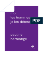 Moi Les Hommes, Je Les Déteste (Pauline Harmange)