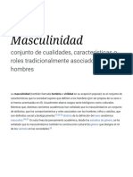 Masculinidad - Wikipedia, La Enciclopedia Libre