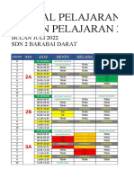 Jadwal Pelajaran 2022-2023