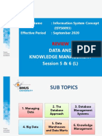 Review Ses 05-06 Data and Knowledge Management (L)