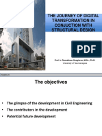 The Journey of Digital Transformation in Conjuction With Structural Design (Prof - Ir - Roesdiman Soegiarso, M - SC - , PH - D - )