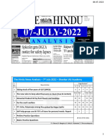 07-JULY-2022: The Hindu News Analysis - 7 July 2022 - Shankar IAS Academy