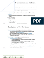 Introduction To Classification and Prediction