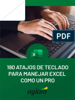 (Ebook Gratis) 190 Atajos para Manejar Excel Como Un Pro
