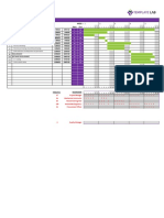 Project Ghantt Chart Template