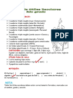 Lista de Útiles Del Segundo Grado Primaria