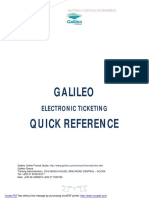 Galileo Electronic Ticketing