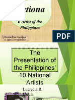  Philippine National Artist