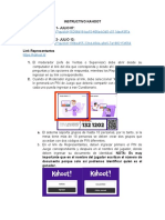 Instructivo Kahoot