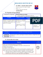 Formación de grupos de 10 unidades