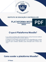 Manual de Acesso A Plataforma Moodle para Estudantes - 2021