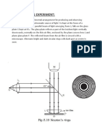 Newton'S Ring Experiment