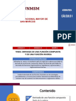 Semana 10 Derivada de Una Función Compuesta y de Una Función Inversa