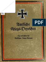 Amtliche Kriegs-Depeschen Nach Berichten Des Wolff'Schen Telegr.-Bureaus 6 Band (1 Februar 1917 Bis 31 Juli 1917)