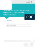 Caracterización Del Componente Ambiental Suelo y Revisión Ambiental Inicial