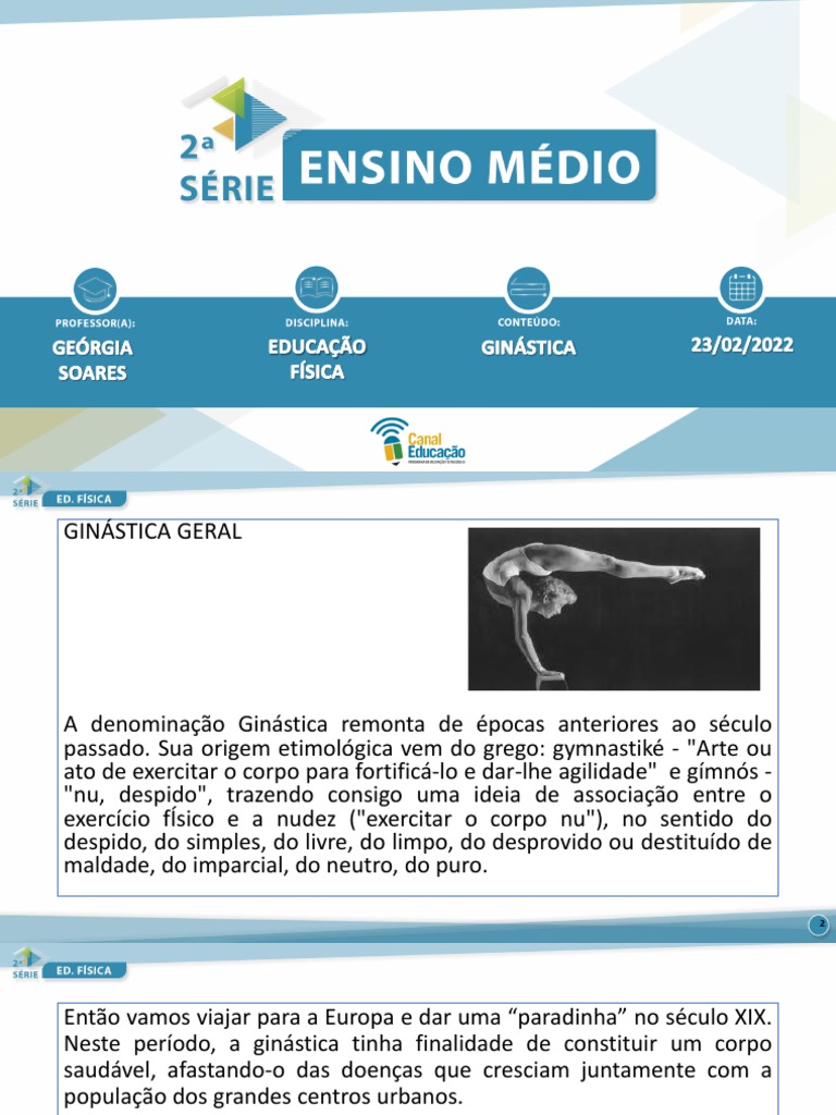 História da Ginástica Geral | PDF | Ginástica | Renascimento