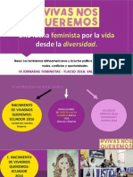 Vivasnosqueremos Ecuador - Niunamenos Ecuador. Valeria López. Jornadas Feministas Flacso.