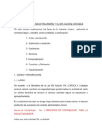 Actividades de La Industria Minera