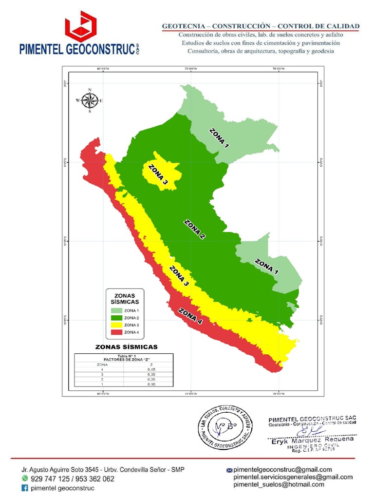 Anexo Vi-Mapa de Zonificacion Sismica | PDF