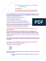 Generamos Ideas para Plasmar Nuestra Propuesta: Es Necesario Que Cuente Con Lo Siguiente