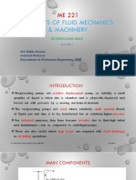 ME 221 - Reciprocating Pump