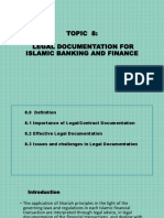 Legal Documentation for Islamic Banking and Finance