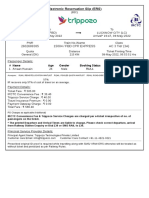 FBD CPR Express AC 3 Tier (3A) : Electronic Reservation Slip (ERS)