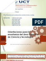 Orientaciones para Ciencia