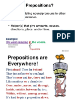 Prepositions Definition 125