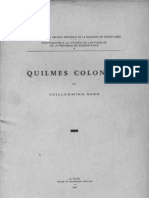 QUILMES COLONIAL de Guillermina Sors de Tricerri (1937)