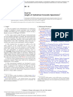 Compressive Strength of Cylindrical Concrete Specimens: Standard Test Method For