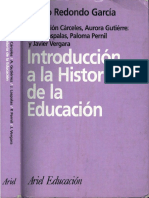 Introduccion A La Historia de La Educacion