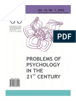 Problems of Psychology in The 21st Century, Vol. 16, No. 1, 2022