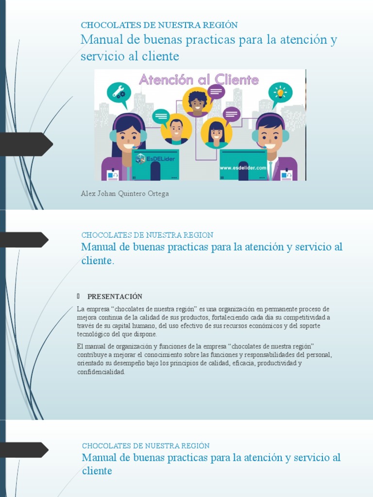 Manual para La Atención y Servicio Al Cliente | PDF | Calidad ...
