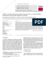 Applied Surface Science: J.B. Chaudhari, N.G. Deshpande, Y.G. Gudage, A. Ghosh, V.B. Huse, Ramphal Sharma