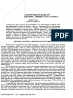 English Loanwords in Korean: Patterns of Borrowing and Semantic Change