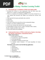 Analysis & Pediction Using WEKA Machine Learing Toolkit